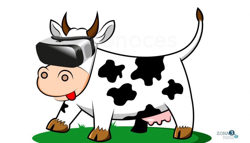 ¿Vacas entretenidas con realidad virtual?