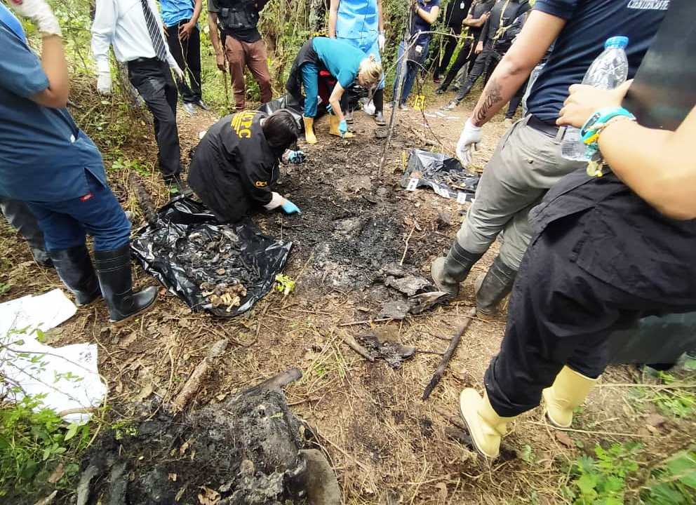 Continúan investigaciones para identificar restos carbonizados hallados en La Bonanza