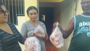 ¡Comenzaron las protestas! A Paraguaná solo llegaron menos de dos kilos de pernil por casa