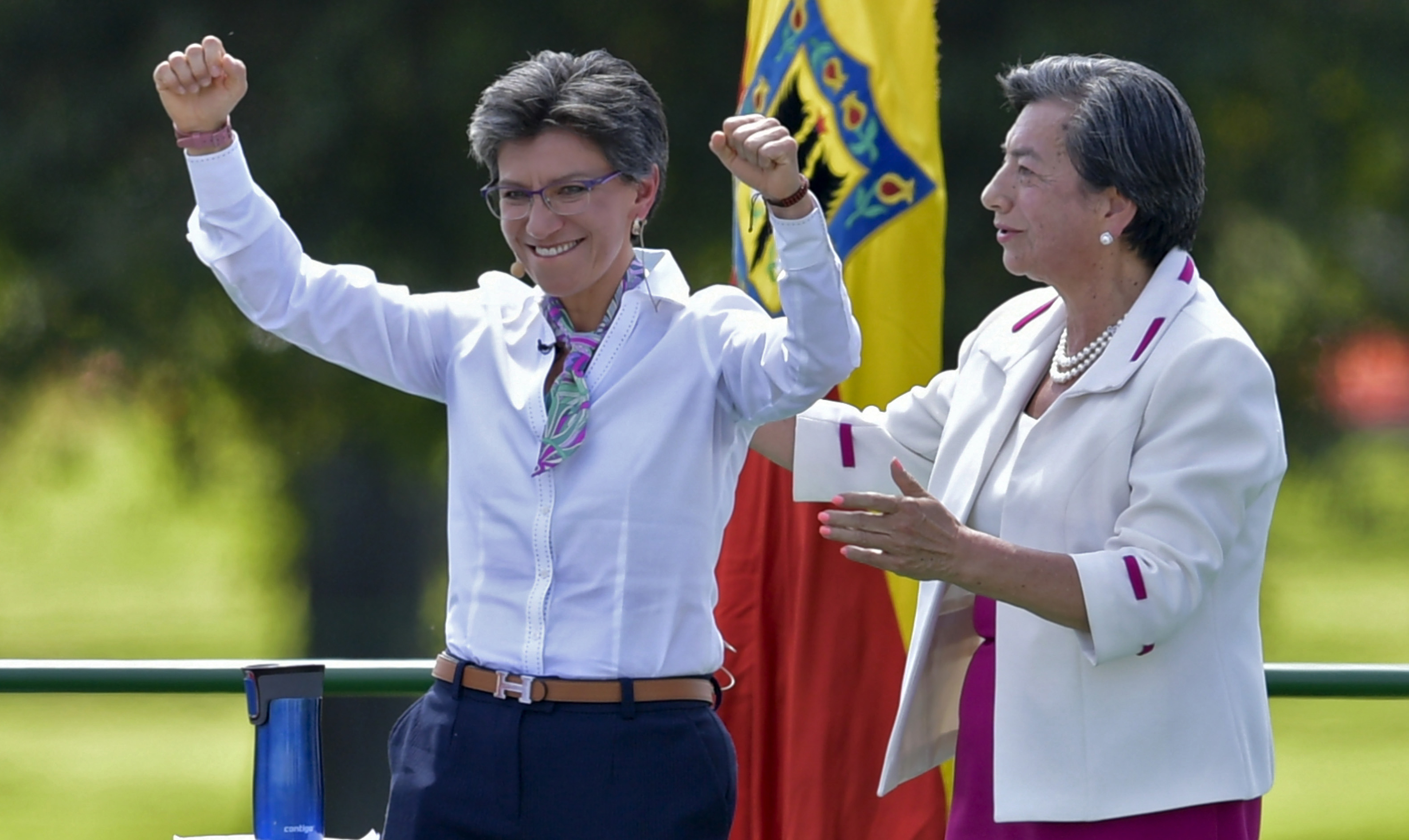 Claudia López asumió como primera alcaldesa de Bogotá con discurso de cambio