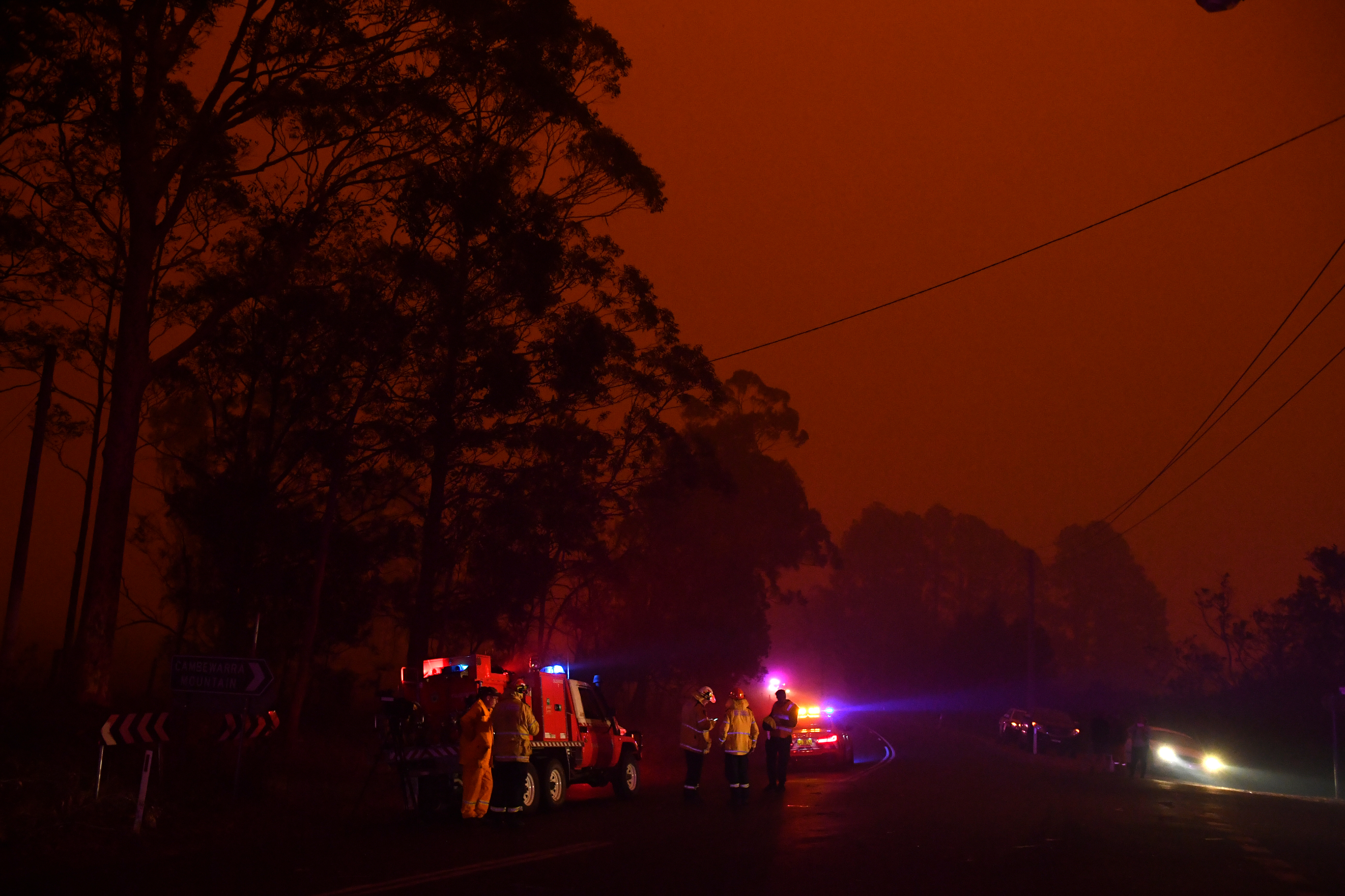 Conmoción, miedo y tristeza entre los refugiados de los incendios en Australia