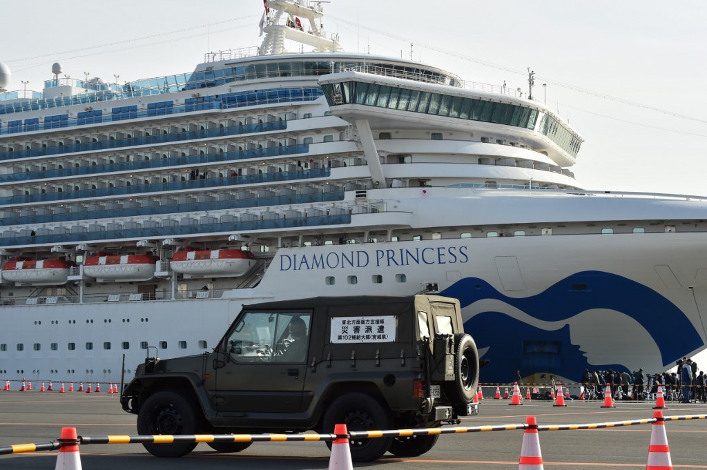 Un pasajero argentino del crucero en Japón da positivo al nuevo coronavirus