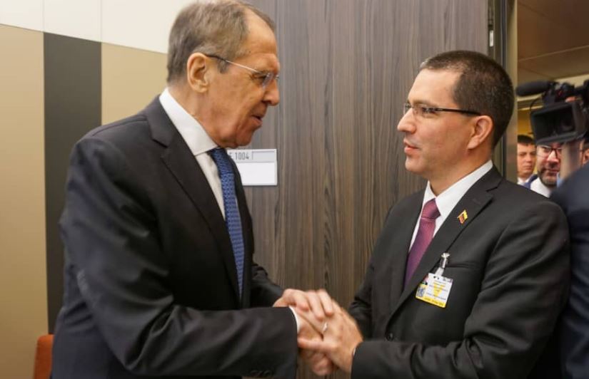 En busca de nuevas órdenes, Arreaza se reunió con el canciller ruso en la ONU