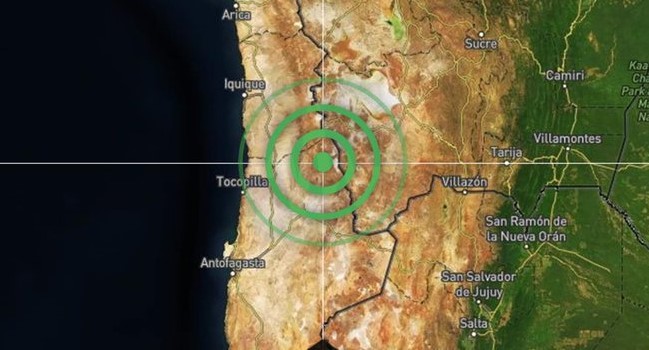 Sismo de magnitud 5 sacudió el sur y centro de Chile