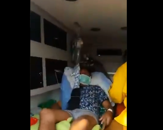 Lo que no muestra el régimen: Negaron surtir gasolina a una ambulancia que trasladaba a un enfermo en Barinas (VIDEO)