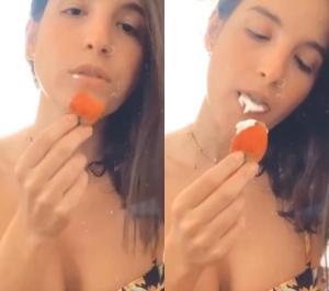 Pornstar venezolana paralizó Instagram utilizando fresas con crema (VIDEO)