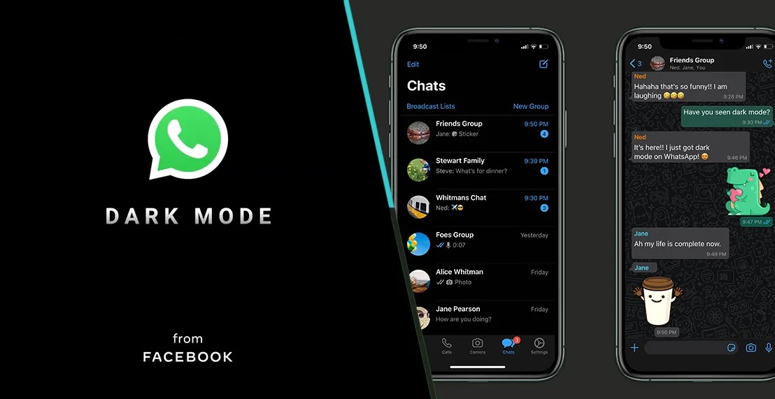 El VIDEO con el que WhatsApp anunció la llegada de su esperado modo oscuro