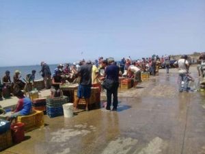 Mercado municipal del Pescado en Porlamar en peligro ante propagación de Covid-19 por aglomeraciones