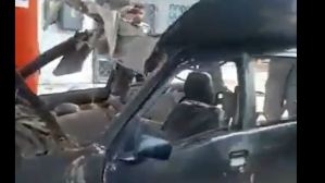 Explotó un vehículo mientras le surtían gas en Anzoátegui este #3May (VIDEO)