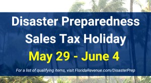 Publican lista de productos libres de impuesto desde el 29 de mayo en Florida