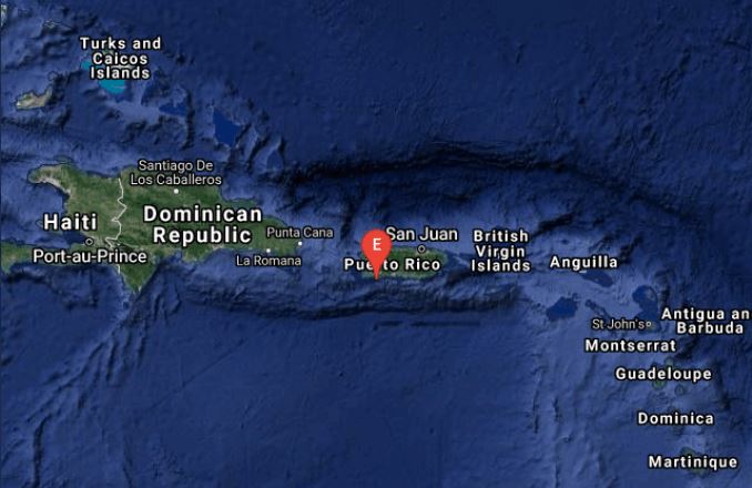 Se registran dos temblores en la costa suroeste de Puerto Rico