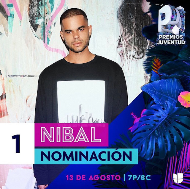 ¡Bravo! El venezolano Nibal celebra su primera nominación a Premios Juventud 
