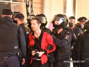 Represión en Rusia: Más de 100 arrestos tras una manifestación contra Putin