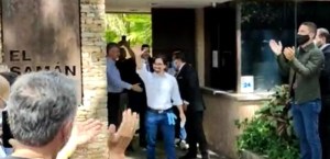 EN VIDEO: El momento en que Freddy Guevara abandona la Embajada de Chile en Caracas #9Sep