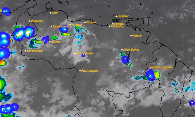 El estado del tiempo en Venezuela este domingo #6Sep, según el Inameh