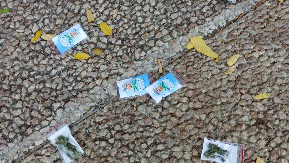 “Cannabis gratis desde el cielo”: Un dron arrojó bolsas de marihuana sobre Tel Aviv (Videos y fotos)