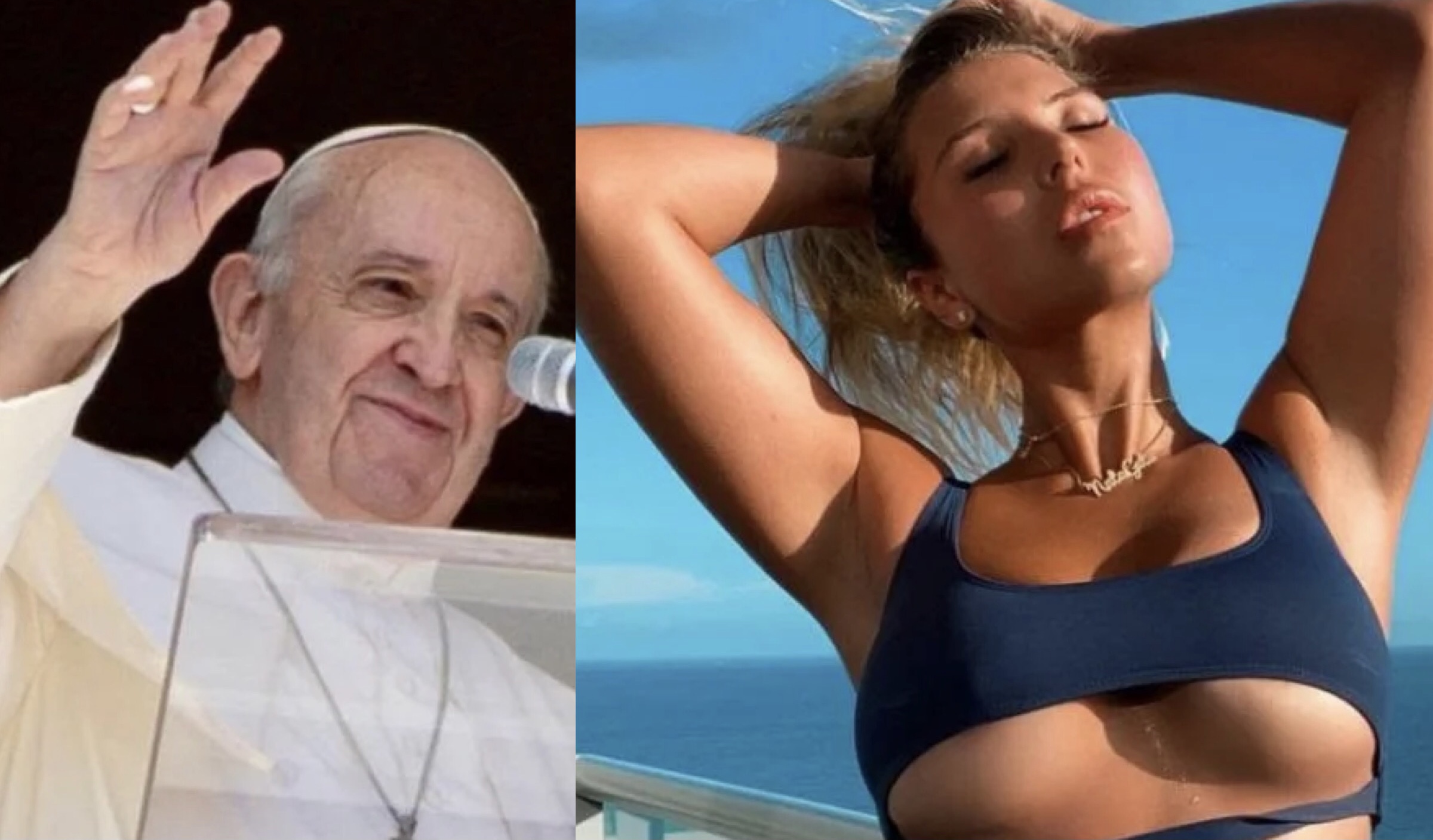 La historia de Natalia Garibotto, la modelo erótica que enloqueció al Papa Francisco