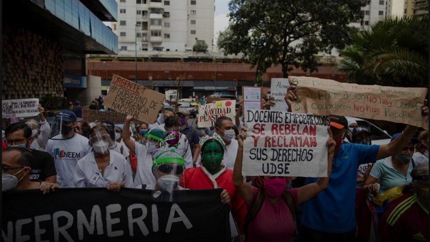 Funds seized in U.S. help Venezuela health workers survive crisis