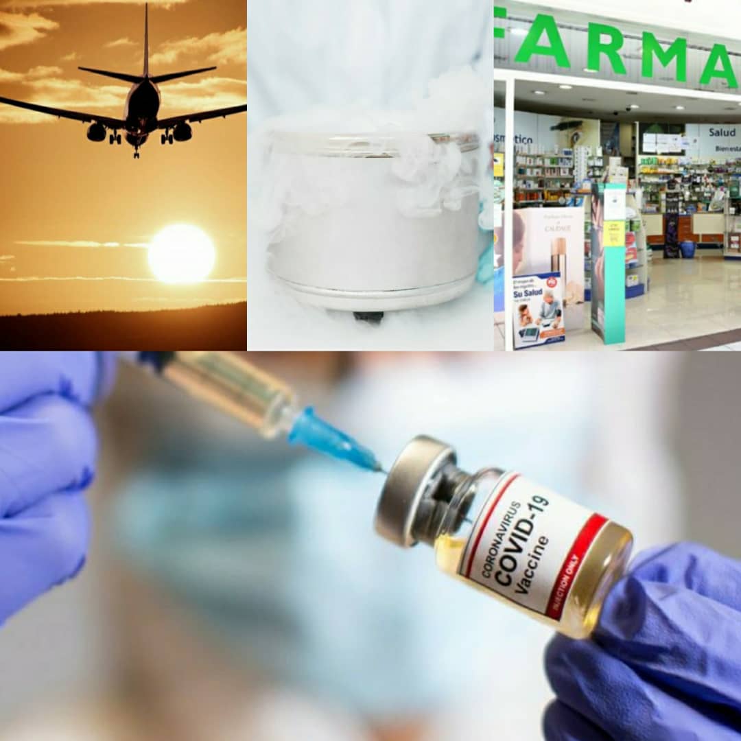 Aviones, hielo seco, farmacias: El enorme desafío logístico de vacunar contra el Covid-19
