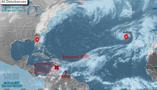 La tormenta Iota se convierte en huracán y avanza amenazante hacia Centroamérica