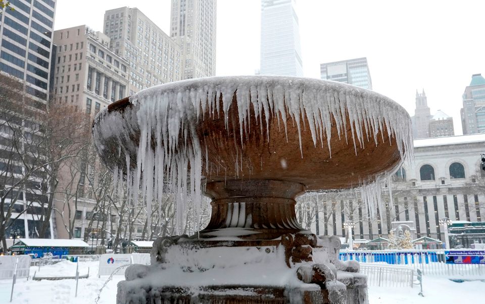 Tormenta de nieve tocará a 10 estados incluidos Nueva York