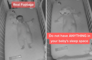 Un VIDEO aterrador muestra por qué nunca debes poner nada en la cuna con un bebé