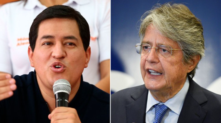 CNE de Ecuador confirmó a Arauz y Lasso para balotaje presidencial