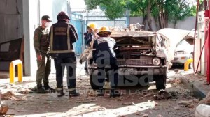 Explosión de una bombona adaptada en un carro en Lara dejó dos heridos (FOTOS)