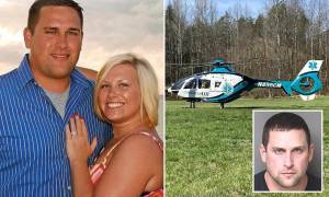 Sospechoso de matar a su esposa en EEUU, ahora es acusado de prender fuego a un helicóptero en vuelo