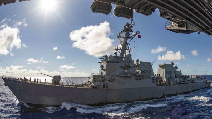 China denunció que destructor de EEUU “interrumpió gravemente” unos ejercicios de sus buques de guerra