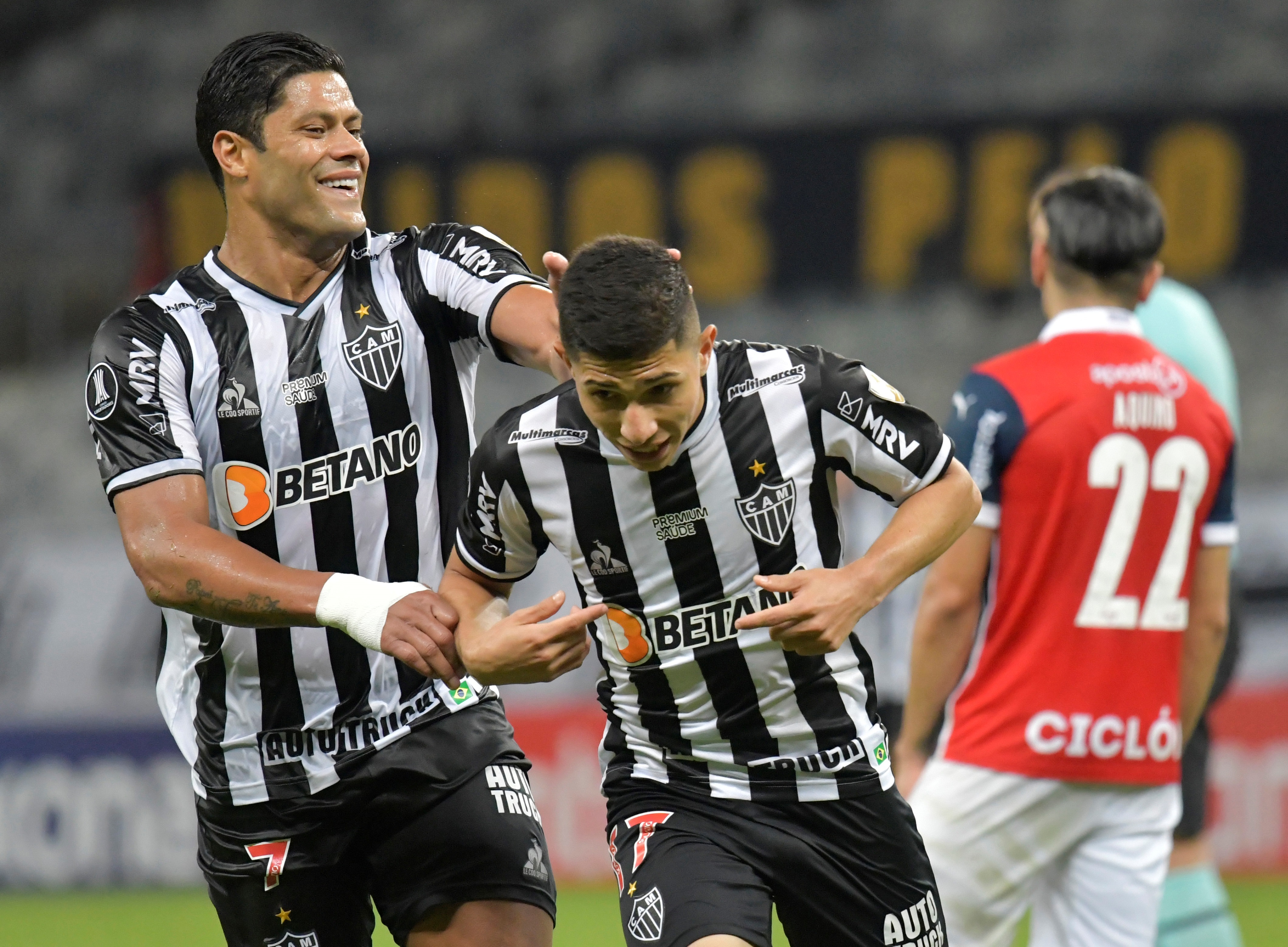 El criollo Jefferson Savarino marcó y asistió en goleada del Atlético Mineiro (Videos)