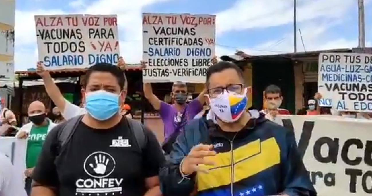 Carabobo protestó este #22May: No queremos seguir contando fallecidos, queremos contar vacunados