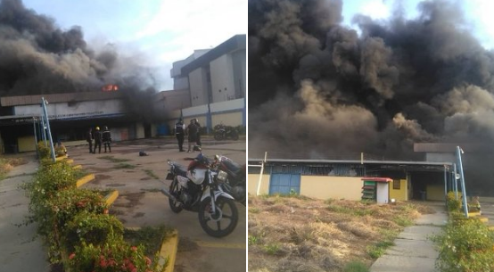 Gran incendio consumió parte de las instalaciones de una ferretería en Falcón este #29May (Fotos)