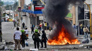 Colombia acusó a la guerrilla y al “movimiento bolivariano” de estar tras actos vandálicos