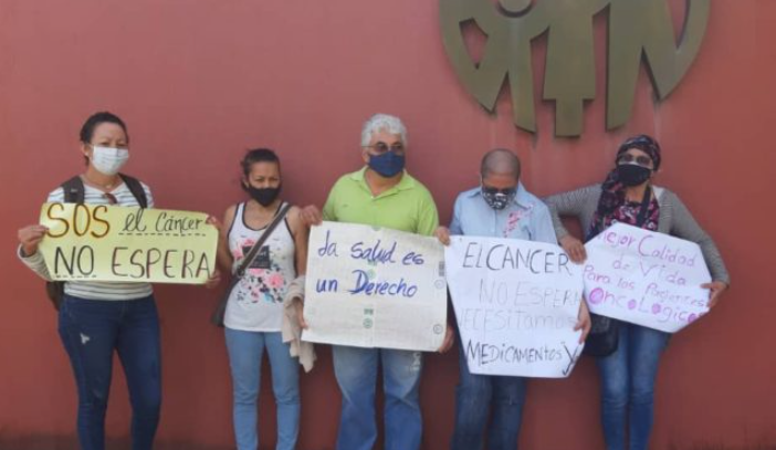 Pacientes oncológicos en Táchira exigieron insumos para sus tratamientos
