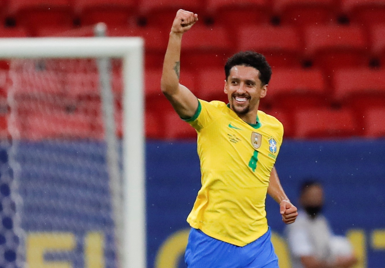 Marquinhos marcó el primer gol de Brasil contra la Vinotinto en Copa América (Video)