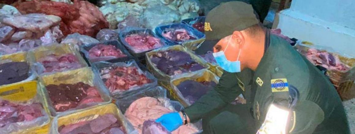 Al menos dos toneladas de carne venezolana fueron incautadas en Cúcuta