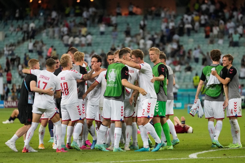 El sueño europeo de Dinamarca se mantiene: Derrotó a los checos y se metió en semifinales