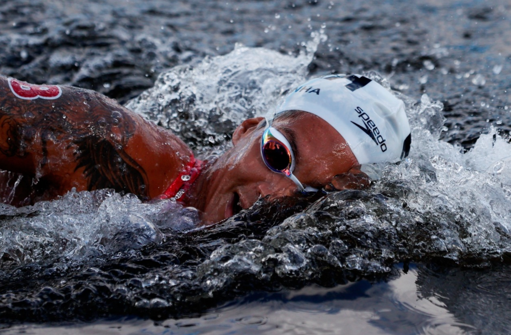 La brasileña Ana Marcela Cunha, campeona olímpica de natación en aguas abiertas
