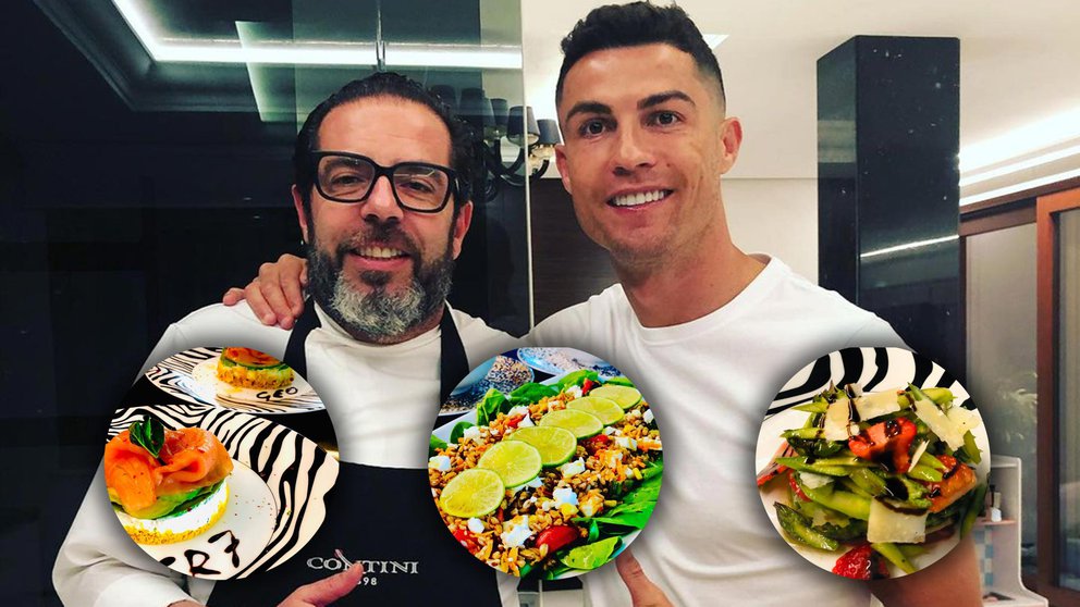 La dieta secreta de Cristiano Ronaldo a base de mariscos y con un ingrediente clave para quemar calorías