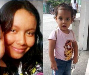 Desaparecen misteriosamente en Colombia una joven venezolana y su hija de dos años
