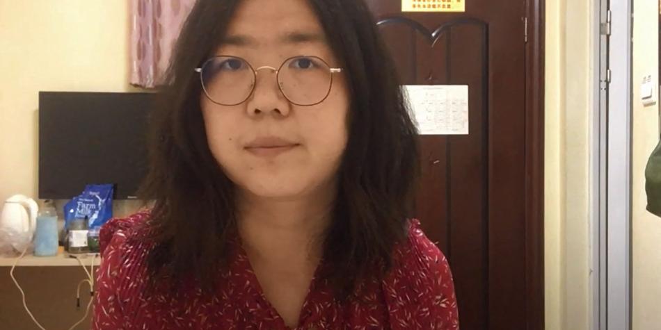 Periodista china encarcelada por cobertura del Covid-19 está al borde de la muerte