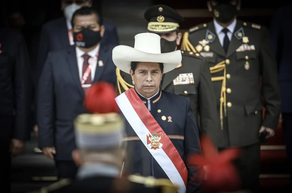 Congreso peruano abre debate sobre proceso de destitución a Pedro Castillo