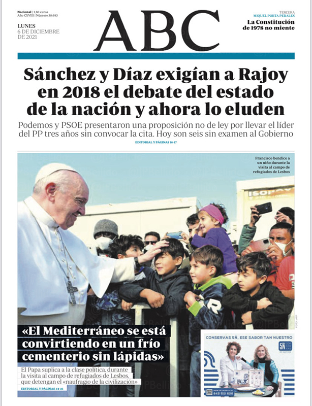 Portadas de la prensa internacional de este lunes 6 de diciembre de 2021