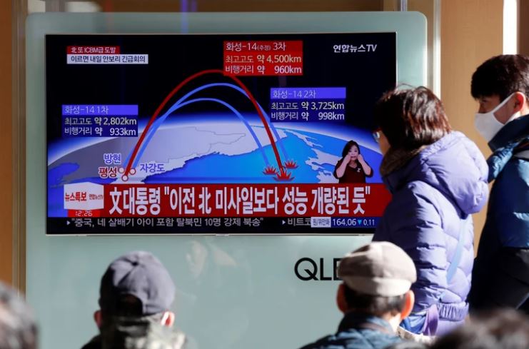Corea del Norte disparó otro proyectil no identificado hacia el mar de Japón