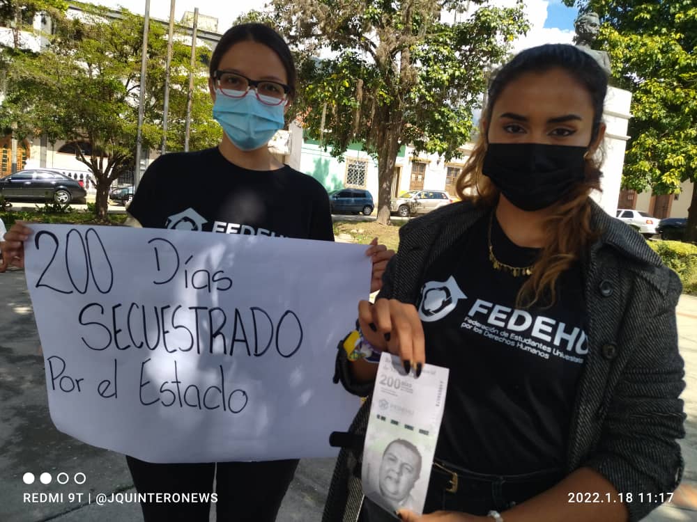 A 200 días de su detención, los merideños exigen la liberación de Javier Tarazona
