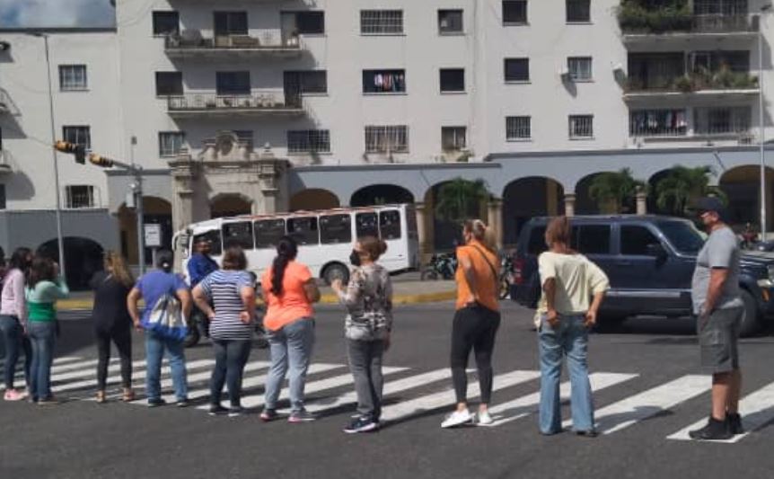 Habitantes de El Silencio protestaron por la falta de gas este #5Ene (Fotos)