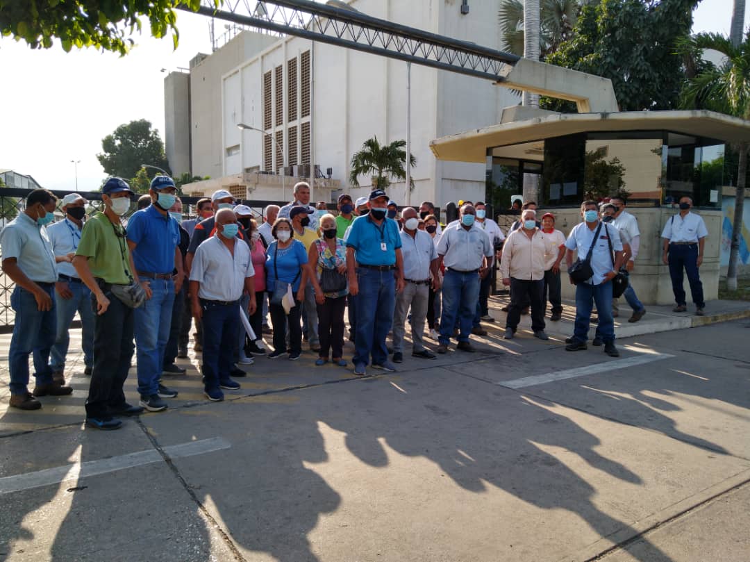 Trabajadores de Cantv en Anzoátegui protestaron para exigir mejoras salariales