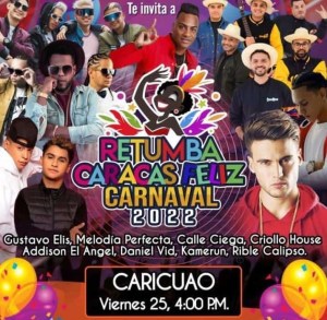 Carnaval “sin máscara” en Caricuao: el corona-matiné del chavismo que bailó pegao’ con el contagio (VIDEOS)