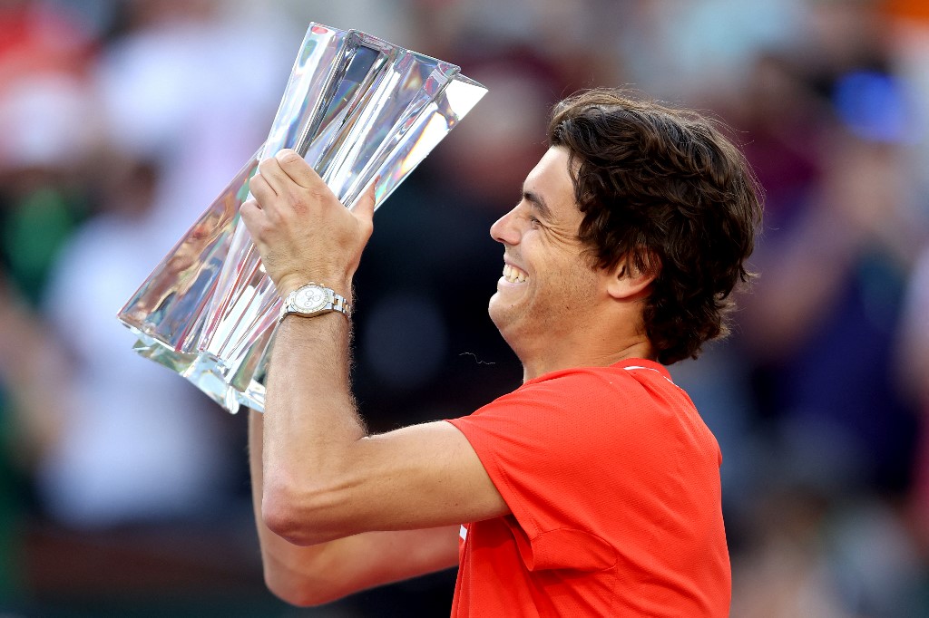 Taylor Fritz acabó con el invicto de Rafael Nadal y se coronó en Indian Wells